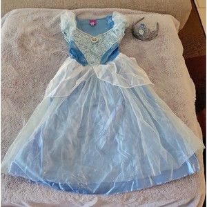 Disney Cinderella costume with tiara in kids size small